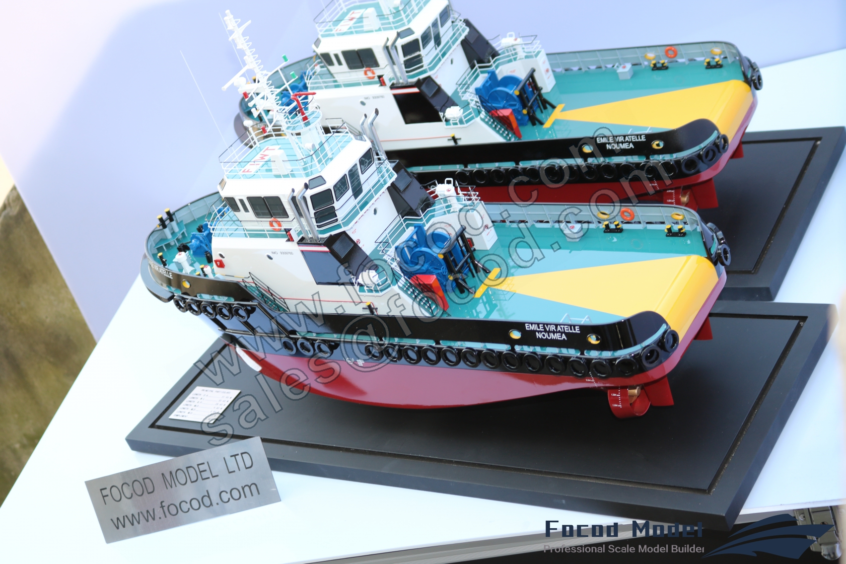 customized model of 32m tug Emile Viratelle